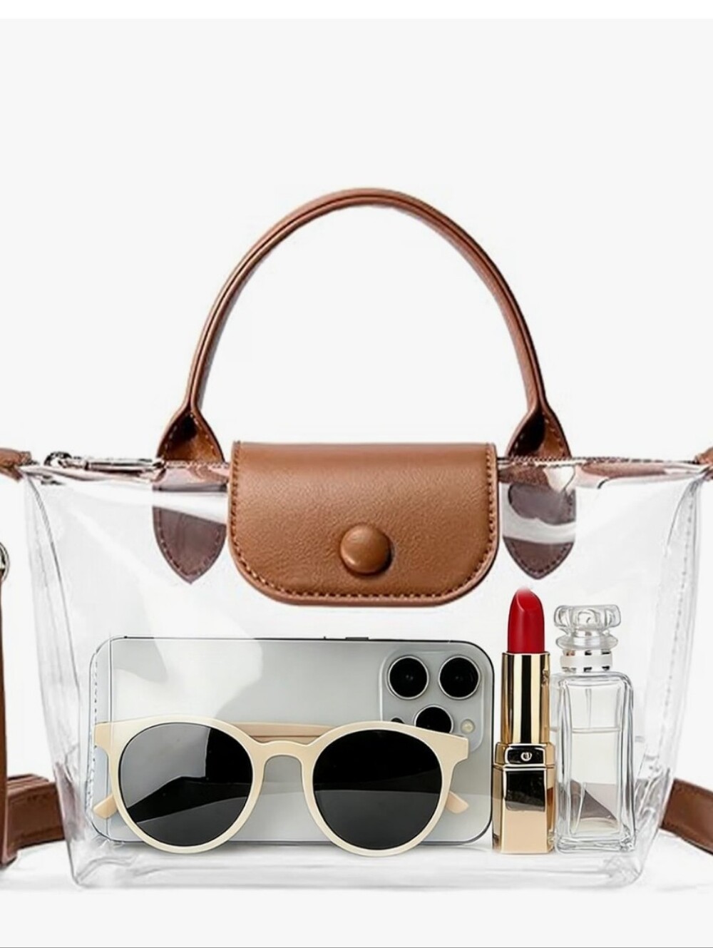 Ginogento Clear Bag for Stadium Events,Small Clear Purse Crossbody Bags/ BNWT